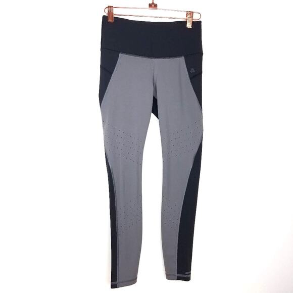 Athleta Gray Leggings Yoga Pants Black Athletic Pants XS - Picture 2 of 12